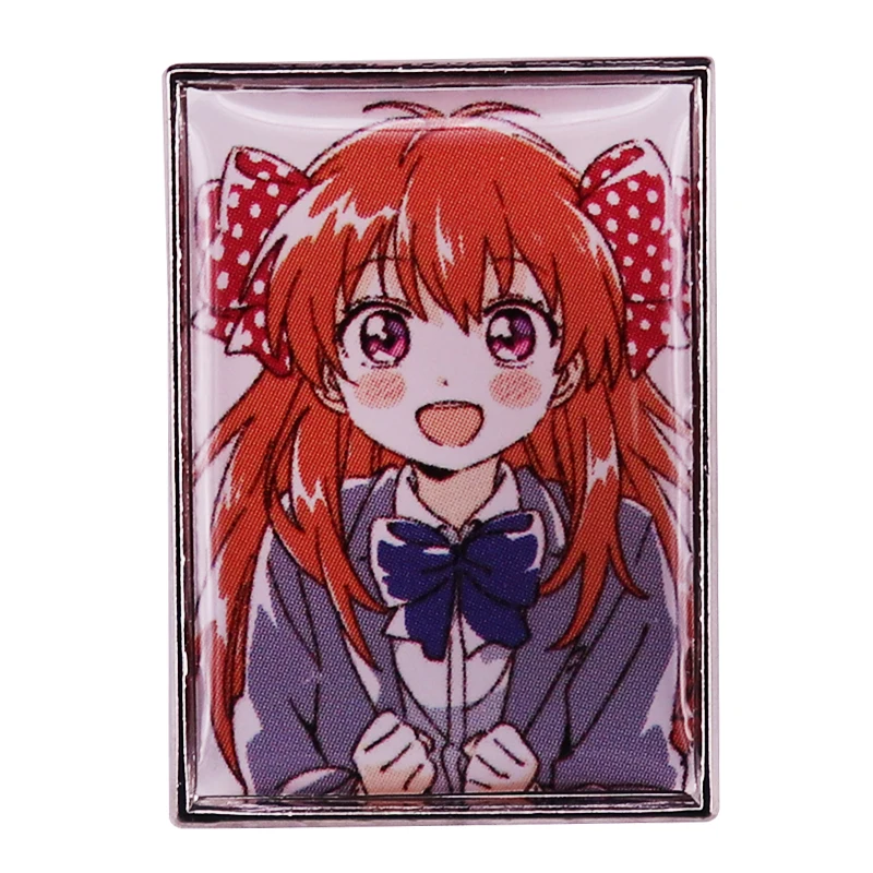 Monthly Girls Nozaki Kun Sakura Chiyo Enamel Pin Gekkan Shoujo Anime Girl Badge Backpack Decoration Jewelry Otaku Gift