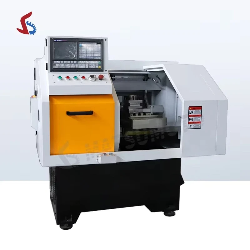 CK0640 Horizontal Flat Bed CNC Lathe Machine GSK Control Single Spindle Medium Mini Automatic 2-Axis High