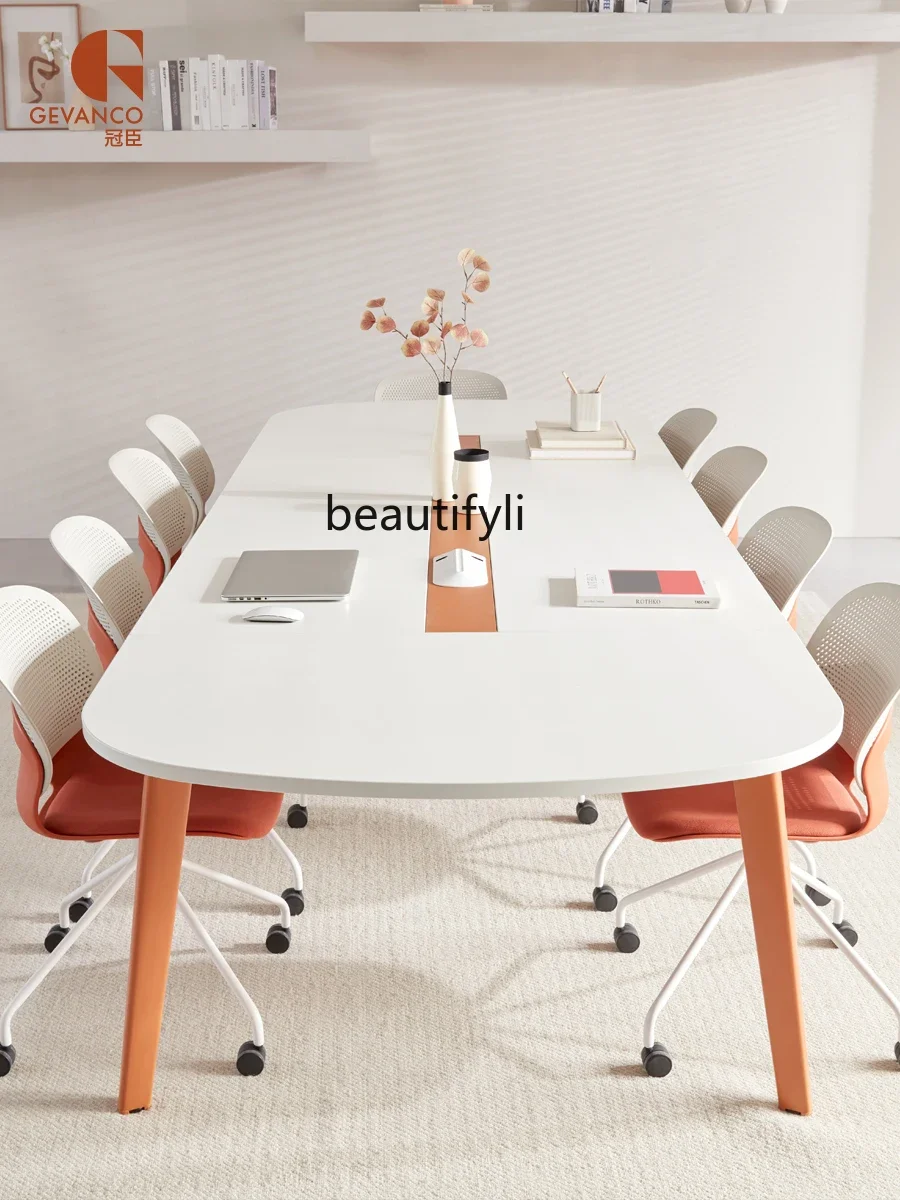 Asmt09 Office Furniture Simple Conference Table Training Long Table Office Table and Chair Negotiation Meeting