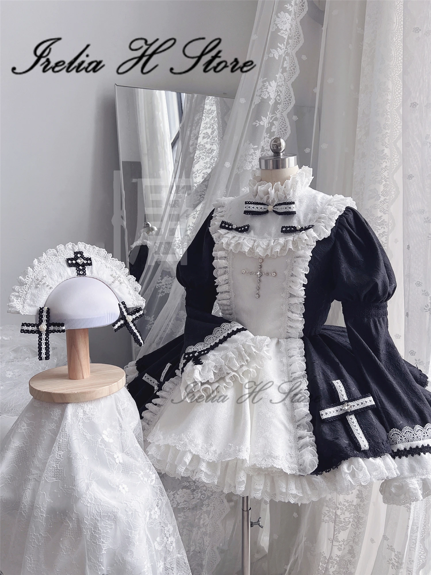 

Irelia H Rain KAngel from NEEDY GIRL OVERDOSE KAngel Rain Cosplay Costume for women Gothic dress maid high quality custom size