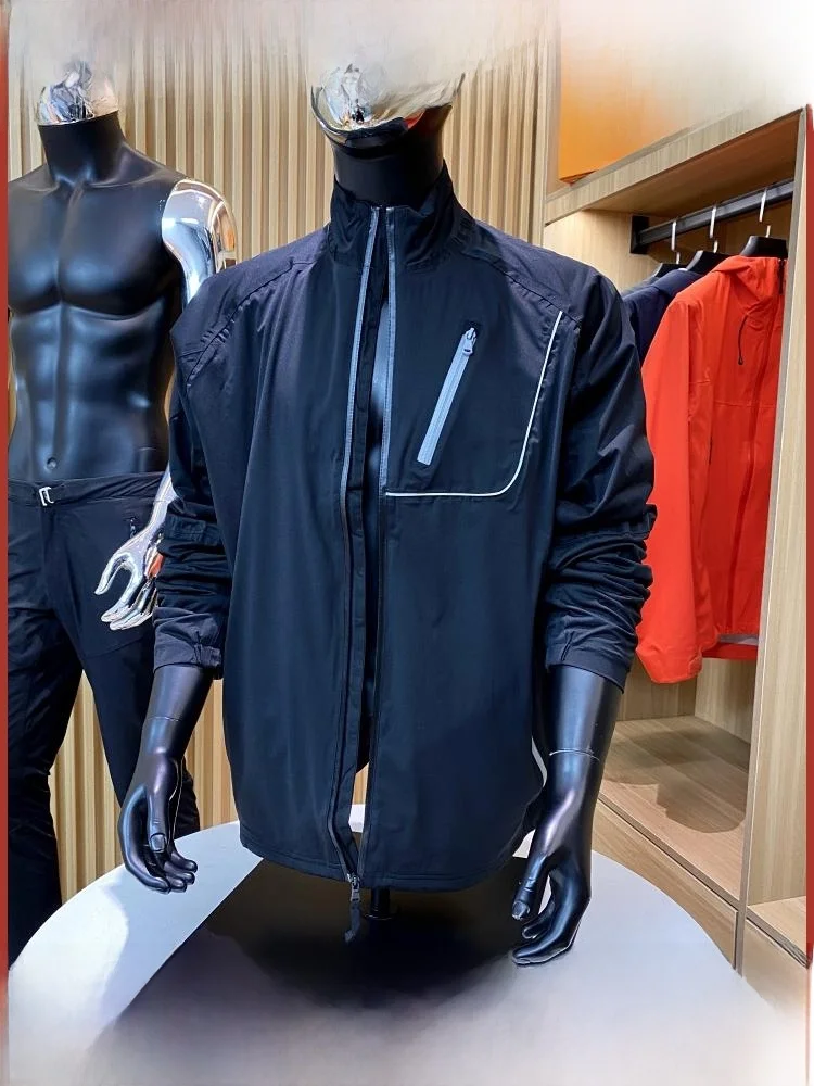 

Outdoor Leisure Stand Collar Commuter Jaet Men's Large Size Pred Waterproof Zipper Casual Long Sve Spring Autumn