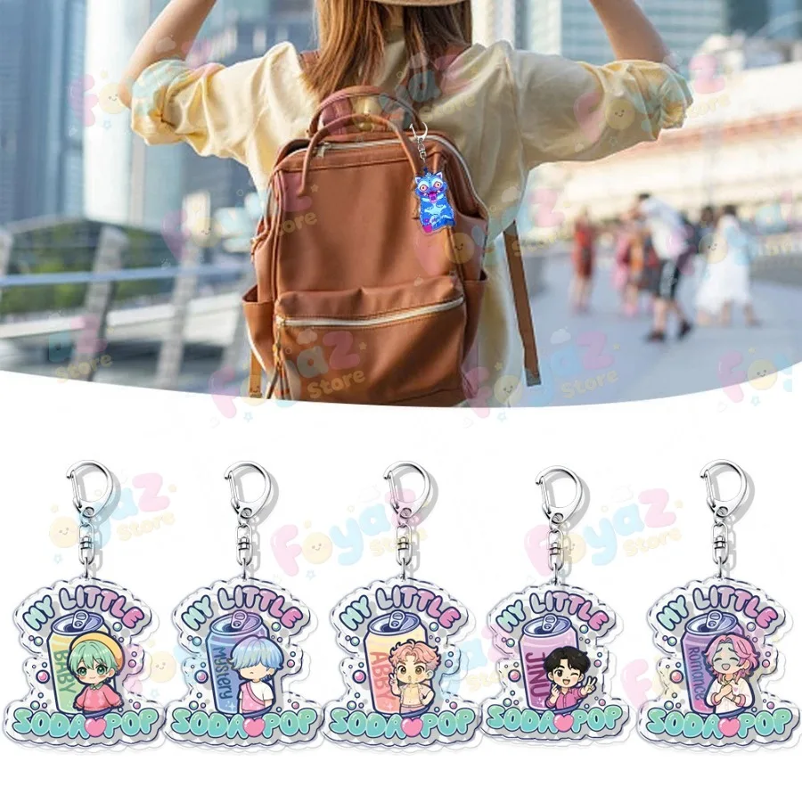 Kpop شيطان هنتركس ساجا بنين المفاتيح اكسسوارات حقيبة سحر رومي زوي جينو ديربي المرأة أقراط مجوهرات المشجعين الأصدقاء هدية #4