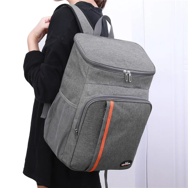 Thermo Lunch Cooler Bag Picnic Thermal Food Delivery Ice Backpack Camping Refrigerator Insulated Pack Accessories Supplies