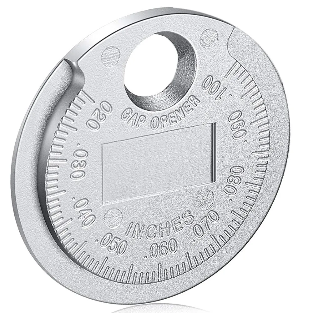 A93Z Spark Plug Space Tool Gapper Gauge- Wire Spark Plug Space Measuring Tool Scaled from .020Inch to .100Inch