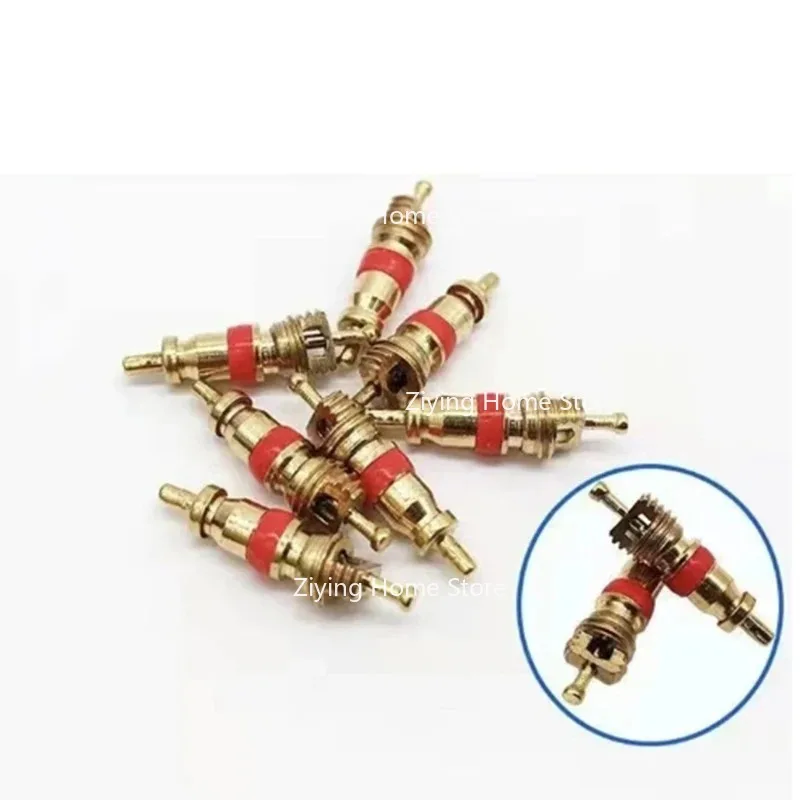 1000Pcs Red Automotive Truck Tire Valve Stem Replacement Parts Galvanized Surface