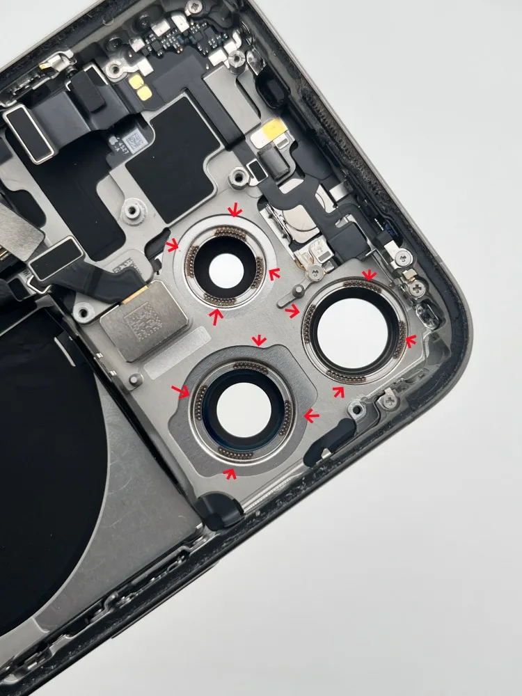 Used Middle Chassic Housing Assembly For iPhone 15 Pro Max 15Plus, Tear Down, 95% New