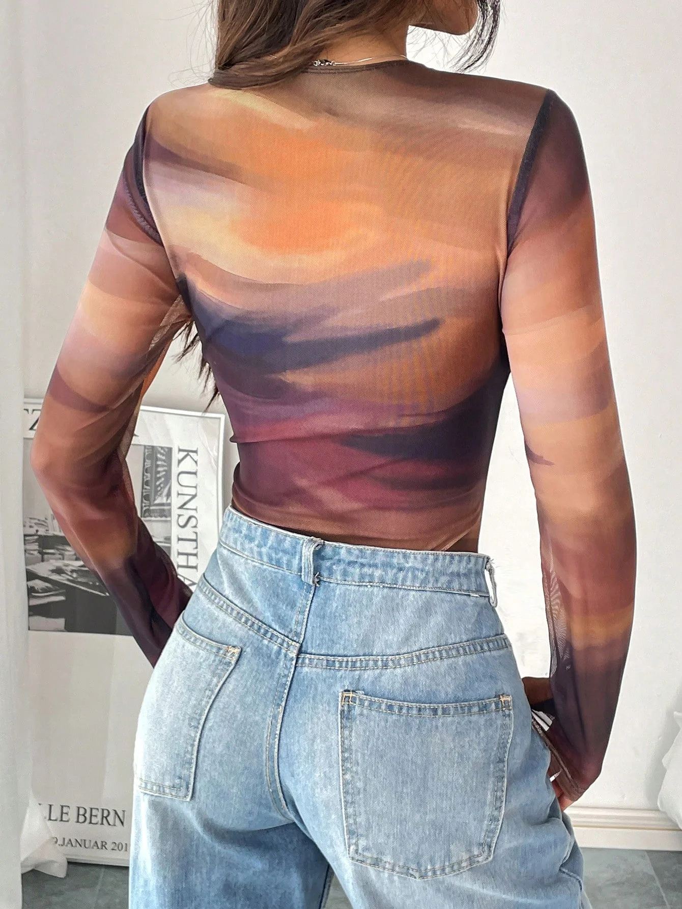 بدلة نسائية كاجوال عصرية بطيات شبكية وطبعة زهور لفصل الصيف