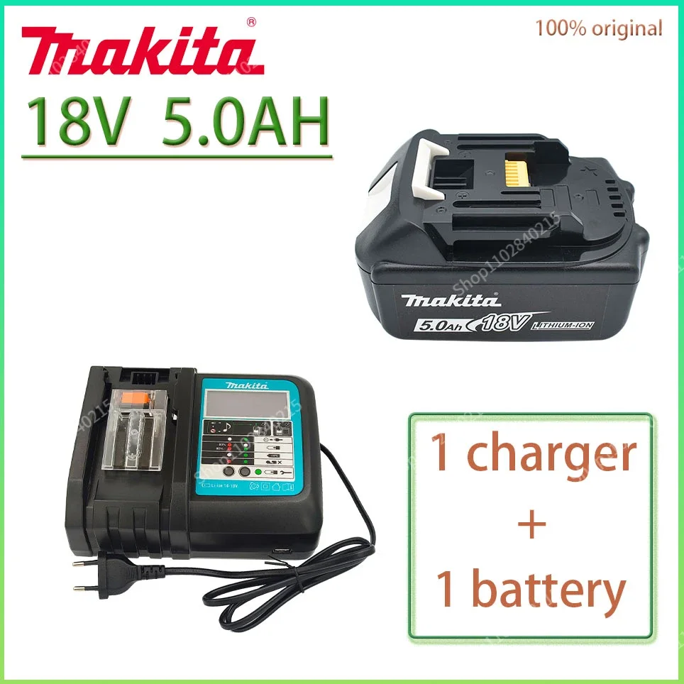 

Makita 18V 5.0Ah 6.0Ah Li-ion Battery For Makita BL1830 BL1815 BL1860 BL1840 Replacement Power Tool Battery