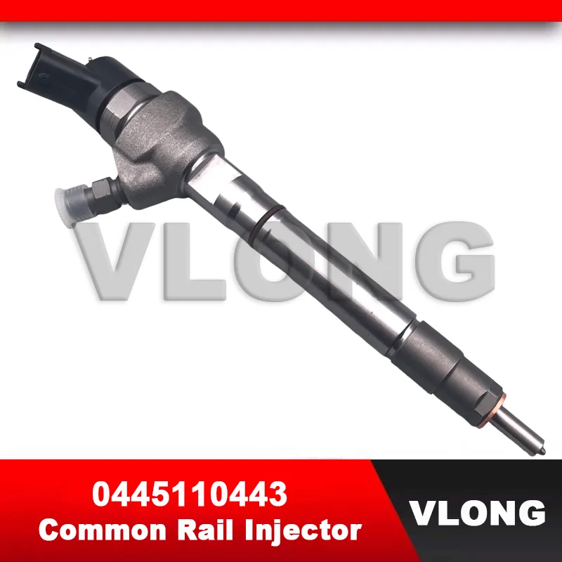 

Genuine New Common Rail Diesel Fuel Injector Assy 0445110443 0445110442 for GREAT WALL HAVAL H3 H5 H6 WINGLE 5 6 GWM STEED V200