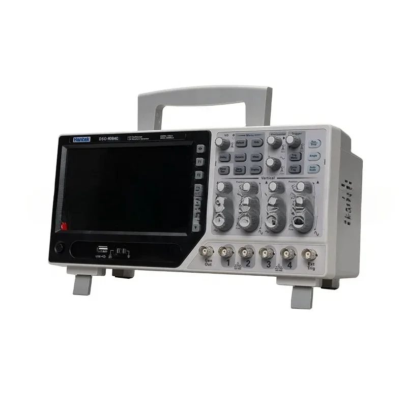 DSO4204B USB Oscilloscopes Digital 4 Channels 200Mhz 1GS/S Display Oscilloscope