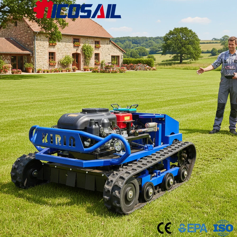 

500mm Remote Control Lawn Mower Custom Euro 5 CE Compact RC Cutter for Agriculture Garden and Rough Terrain Jobs
