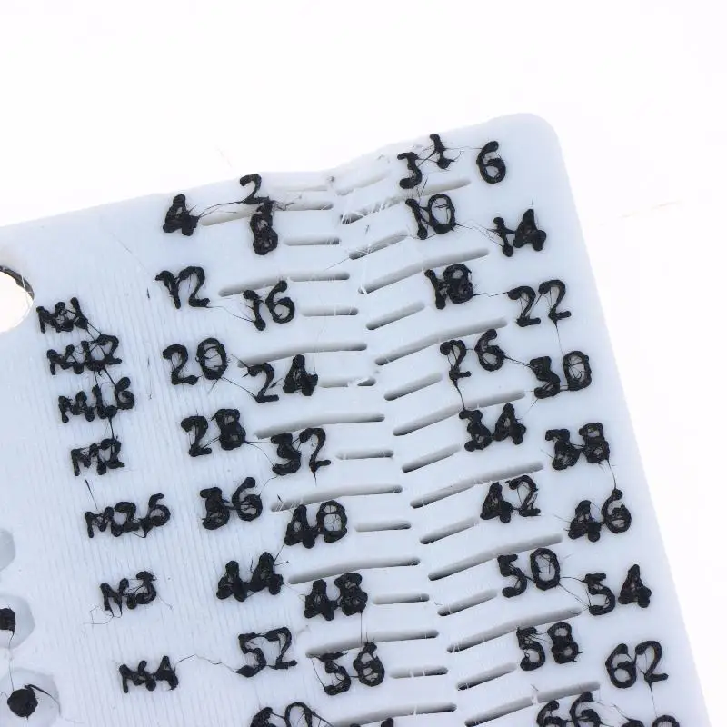 M1-M10 Schrauben- und Bolzenmesswerkzeug, langlebig, tragbar, Werkstattmessgerät, perfektes Geschenk für Heimwerker und Heimreparaturen. – Detail 16