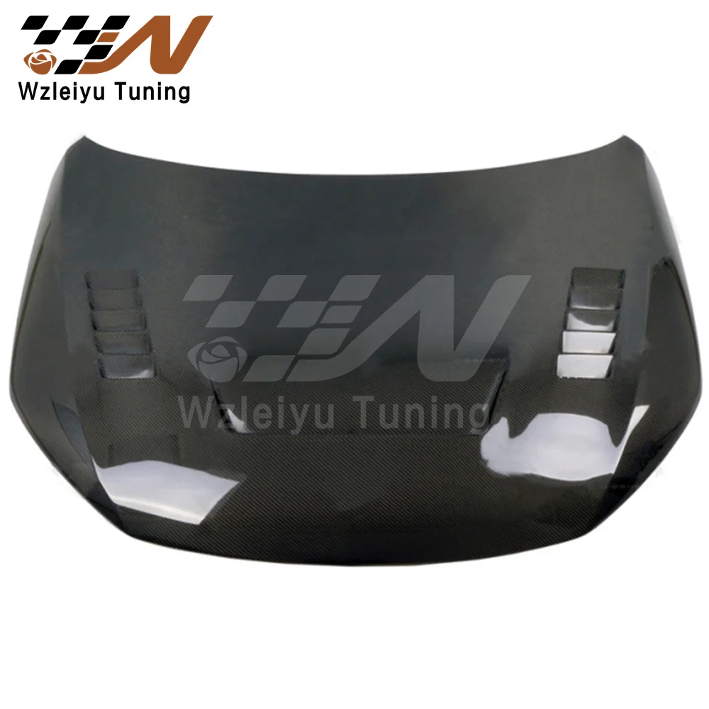 

V Style Carbon Fiber Front Hood Bonnet Kit Fit For VWG Scirocco 09-16 High Quality Fitment