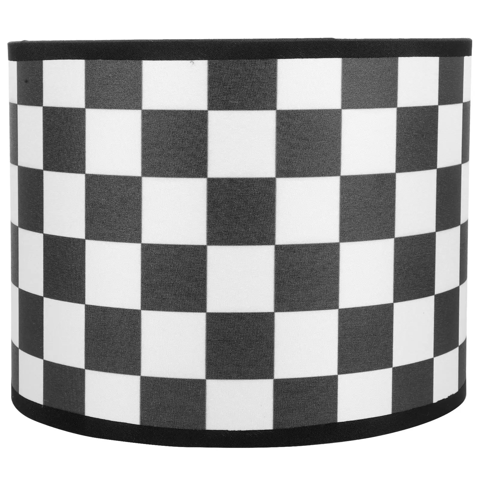 

E27 Lamp Shades 22cmx17cm Black Fabric Drum Shade for Table Bedside Desk Floor Lamps Linen Lighting Accessories
