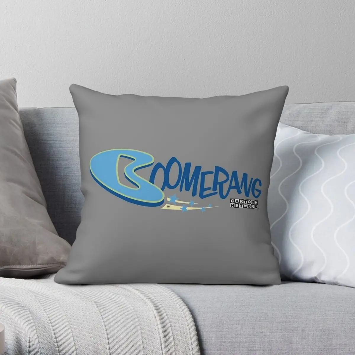 Boomerang Cartoon Network Square Pillowcase Polyester Linen Velvet Printed Zip Decor Throw Pillow Case Home Cushion Case