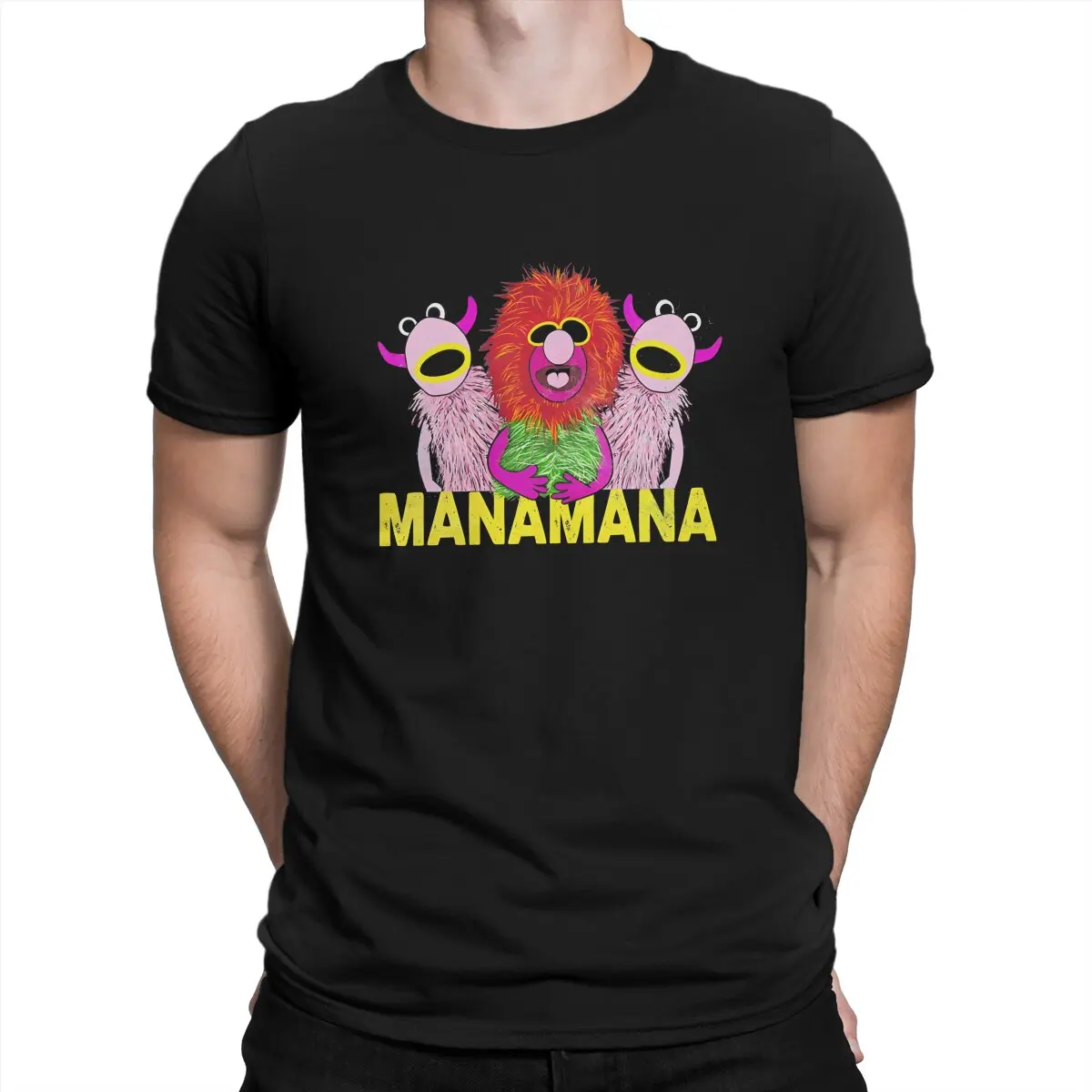 Mahna The Muppet Show T Shirt Graphic O-Neck TShirt Polyester Clothes