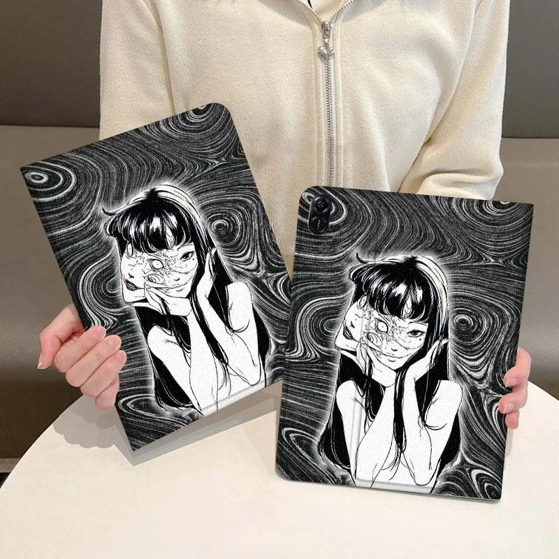 

Junji Ito Tomie Kawakami Anime Tablet Case For Honor Tab Magic Pad GT GT2 6 X8 V7 V8 X9 8 9 13 X8a X9a Pro 10 12.1 12.5 Inch