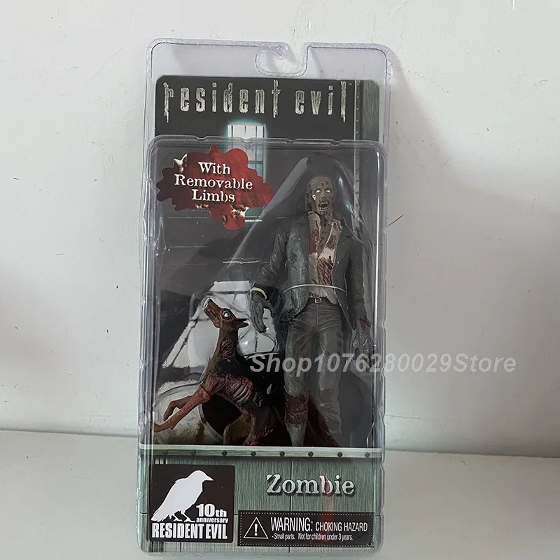 NECA Redfield Hunk Zombie Con Dog Licker E Walker Chris Redfield Biohazard Eecutioner Majini Action Figure Modello Giocattoli Decor