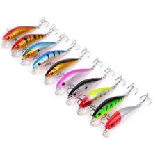 Minnow 70mm 8g Fishing Lure with 3D Eyes #5