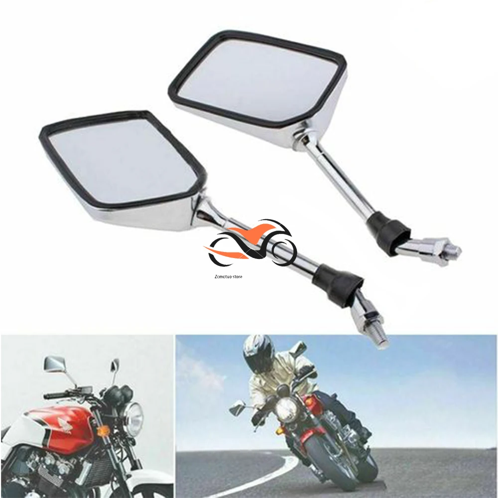 8MM Motorcycles Modified Square Rearview Side Mirror For Honda VT125 Shadow CA125 CMX250 Rebel CM125 CM250 CM450 Accessories