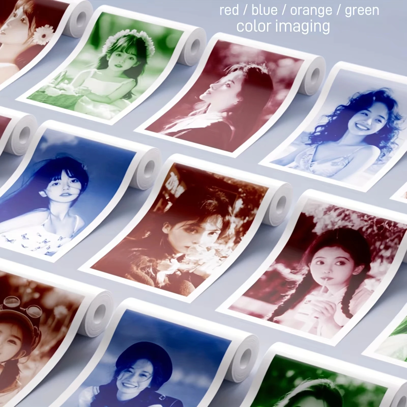 5Rolls Thermal Paper - No Ink Needed Instant Printing, Quick-Dry & Compatible with Thermal Printers/Camera - for Photo Booths