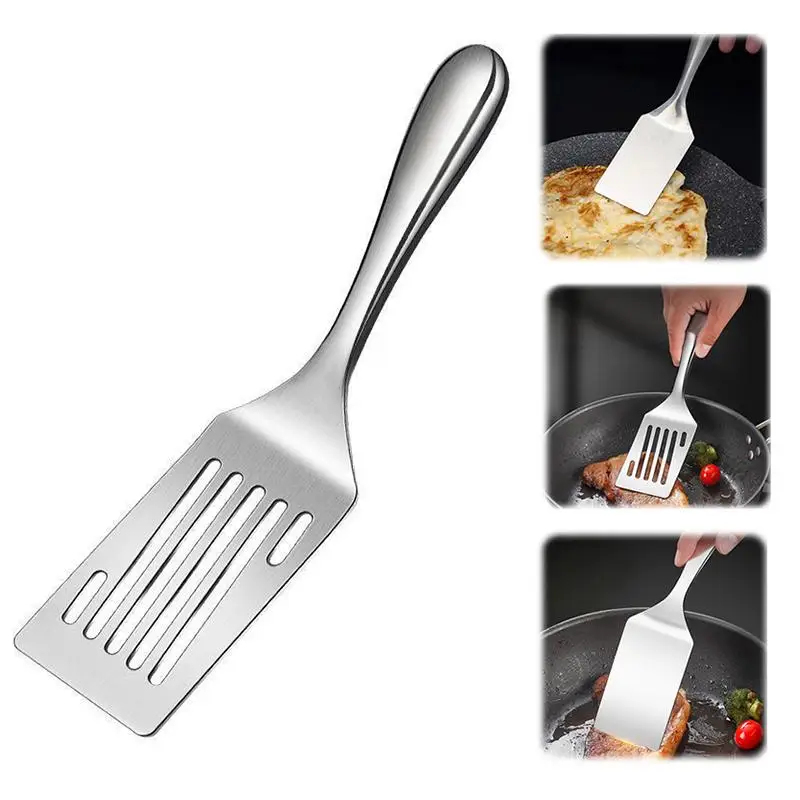 【HG】Stainless Steel Steak Frying Spatula For Multipurpose Cooking And Shoveling Durable And Easy To Clean