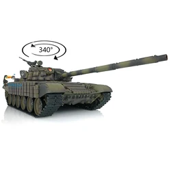 Zabawki zewnętrzne Heng Long T72 1/16 RC Battle Tank 7.0 płyta główna z tworzywa sztucznego 3939 RTR Model zdalnie sterowanego czołgu TH20562-SMT7