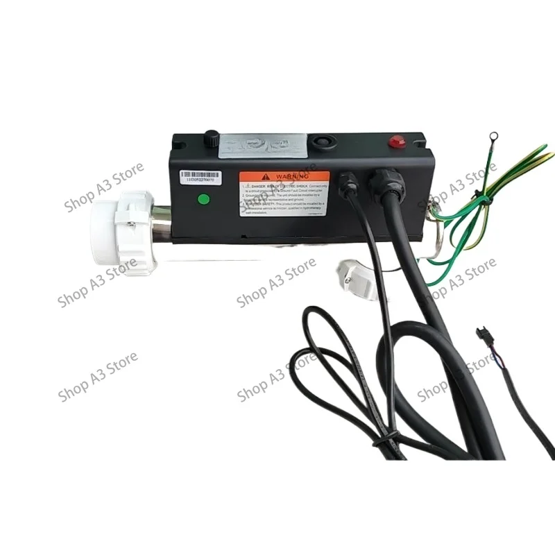 LX3000 Watt Modern 3KW Spa Heater 6-Person Capacity Outdoor Electric Water Bath Whirlpool Heater for Pools & Spas