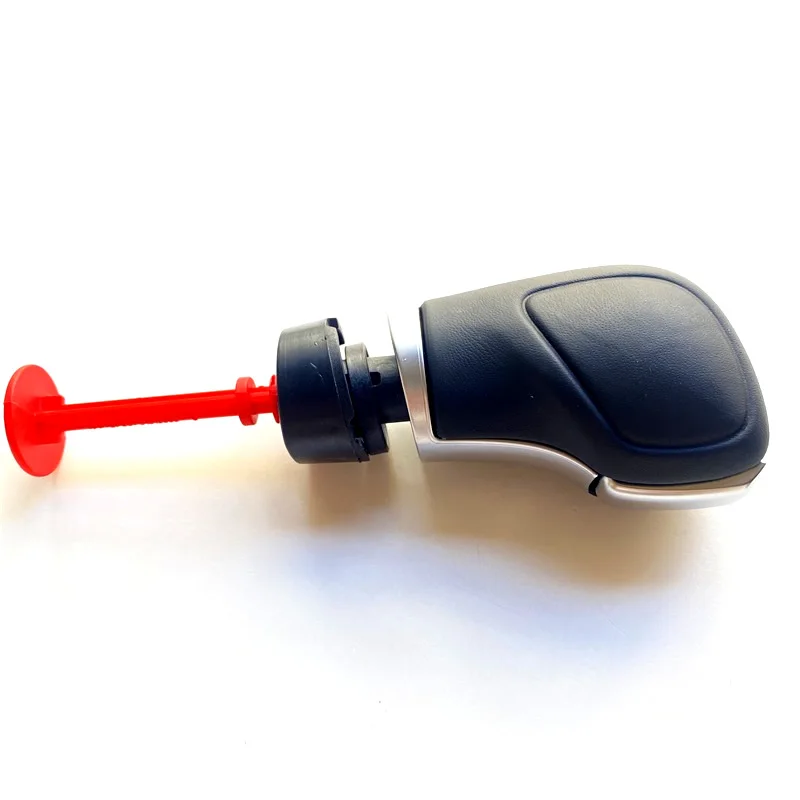 OEM 1PCS Chrome Matt With Leather Shift Knob Gear Side Cover DSG Emblem For VW Golf 6 7 R GTI Passat B7 B8 CC R20 Jetta MK6 GLI 3