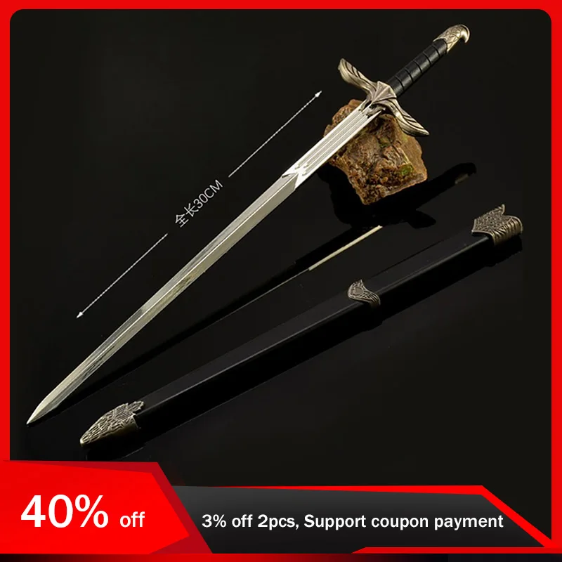 

Assassin’s Creed 30cm/11.8in Metal Swords Model Props Samurai Weapon Katana Cosplay Game Peripherals Boyfriend Gift Outdoor Toys