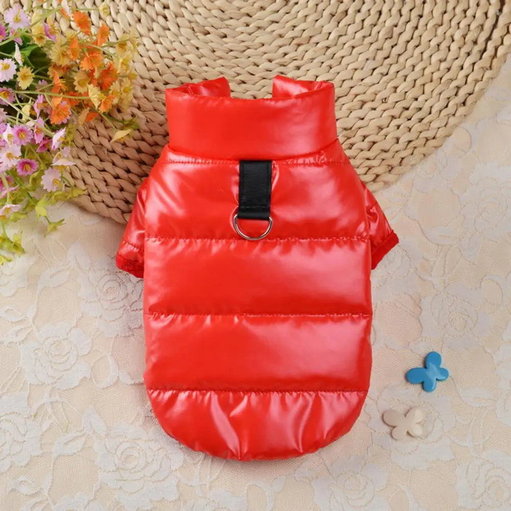 Two-leg  Pretty Dog Short Sleeves Thickened Tops Fine Workmanship Pet Jacket Close Fitting   for Casual