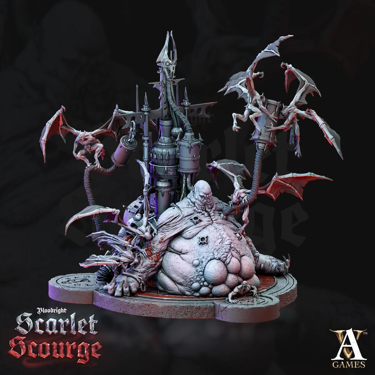 

Dnd Miniatures Figures 3d Printing [The Great Villain] Scarlet Calamity, Blood Power DND Board Game, Miniature, Blood Wing Ghoul