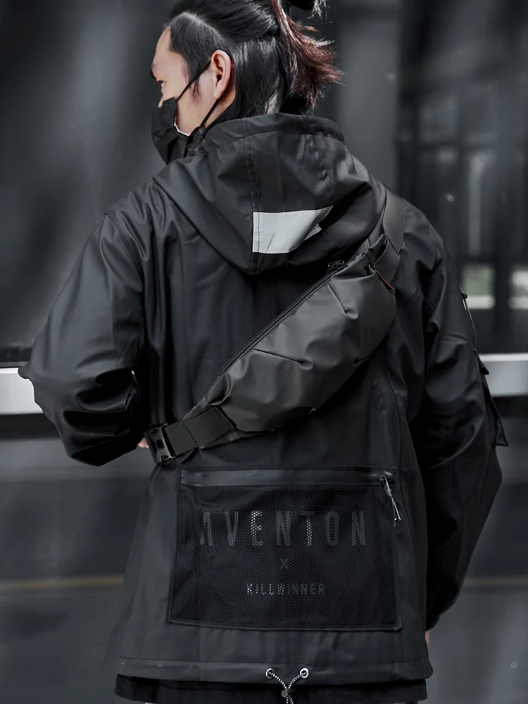 

Lightweight Men's Commuter Crossbody Bag Sling Bag Bicycle Riding Menger Bag Waist Bag Soft Street Sle Faion Bag