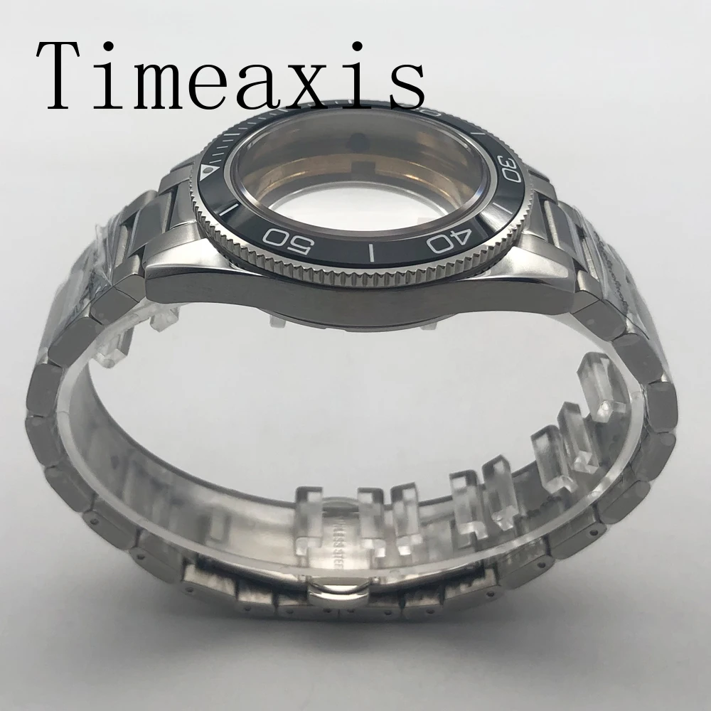 Timeaxis 41mm Stainless Steel Case Sapphire Glass Fit Miyota8205/8215/821A ETA2836/2824 NH35/NH36 ST1612 Mingzhu2813 Movement
