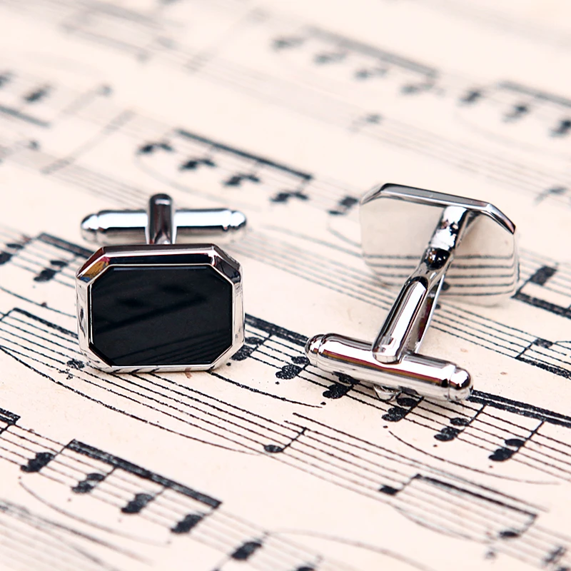 KFLK مجوهرات قميص أزياء زر الكم للرجال العلامة التجارية الأسود الكفة رابط الجملة زر عالية الجودة الفاخرة ضيوف الزفاف #6