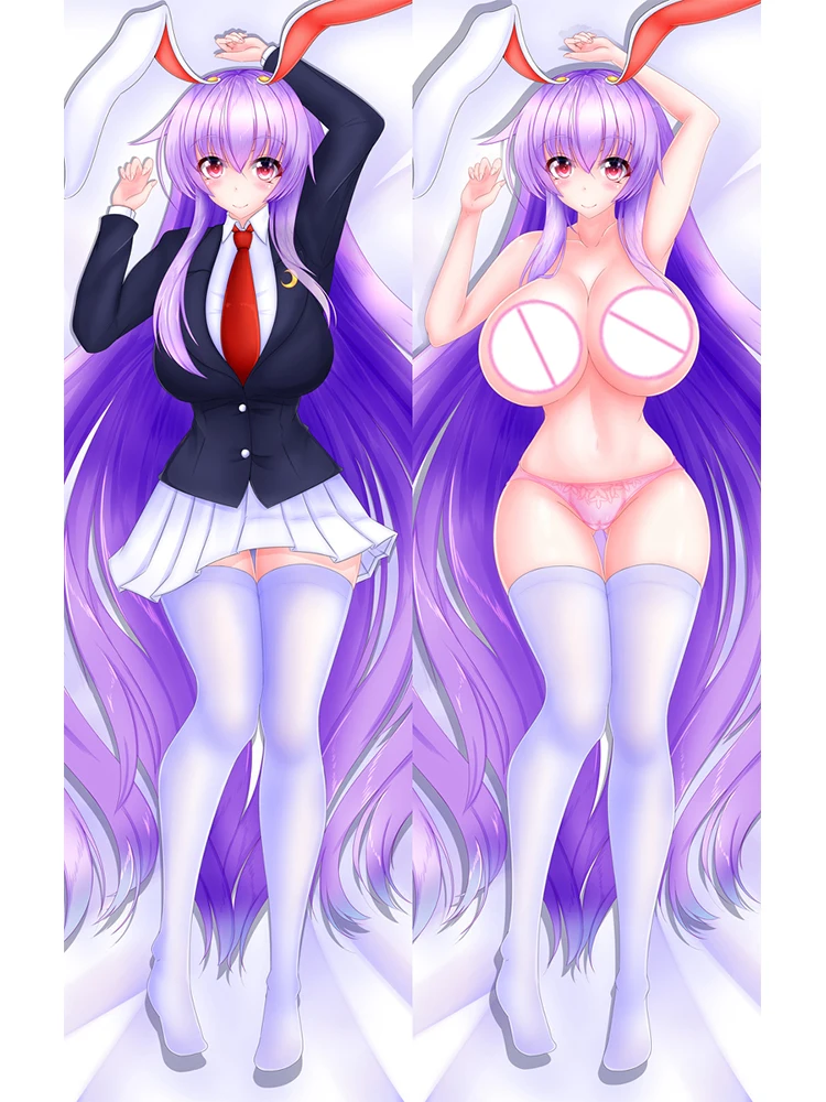 

Dakimakura Anime Reisen Udongein Inaba Double-sided Pillow Cover Print Life-size body pillows cover Adult pillowcase 2024