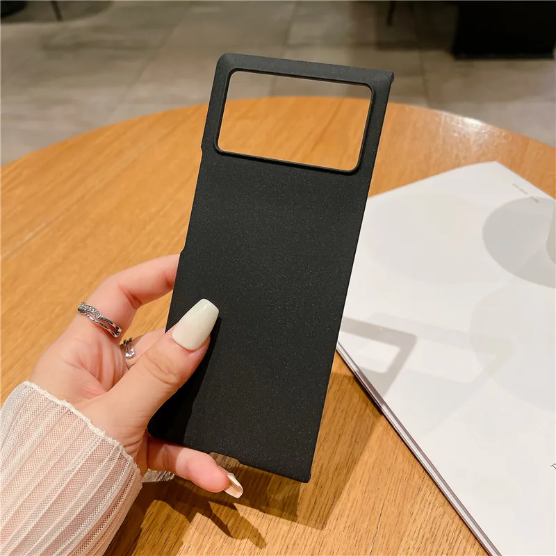 Solid Color Ultra-thin Phone Case For XiaoMi Mix Fold 3 Cover Frosting Protective Fold3 Hard Shell