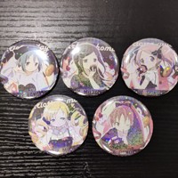Anime Puella Magi Madoka Magica Figures Kaname Madoka Miki Sayaka Metal Badge Character Tomoe Mami Cute Pins Fans Christmas Gift