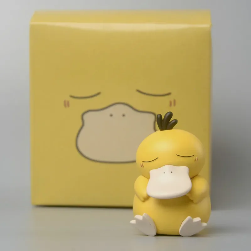 Serie Mengbao, Figuras Decorativas de Pato Durmiente, Kirby Grande y Kirby Pequeño, Adornos para el Hogar, Modelos Hechos a Mano en Caja