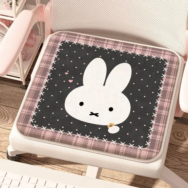 Cartoon Kawaii New Style Ice Silk Office Summer Student Classroom Dormitory Cool Down Artifact Cool Cushion GoodLooks Gift Miffy