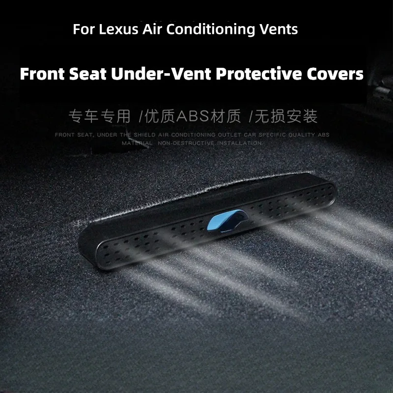 For Rear Air Outlet Frame Fit Lexus RX ES200 ES260 ES300h UX, Rear Air Condition Vent Protective Cover Interior Mod Accessories