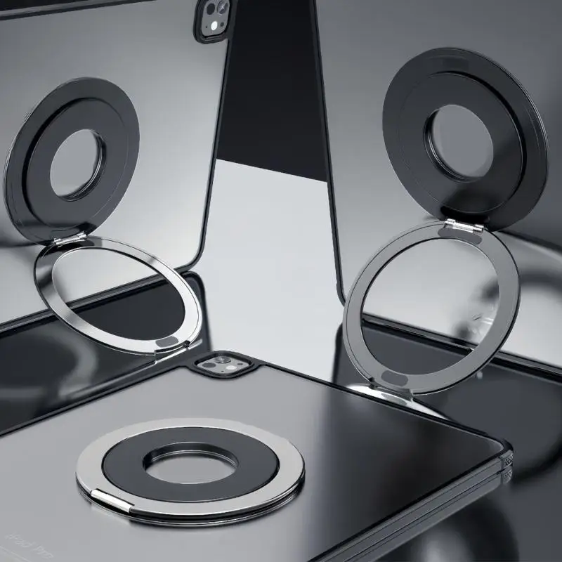 652F Foldable 360 Degree Rotating Tablets Holder Desktop Stand Expandable Aluminum Expandable Desktop Mount Bracket