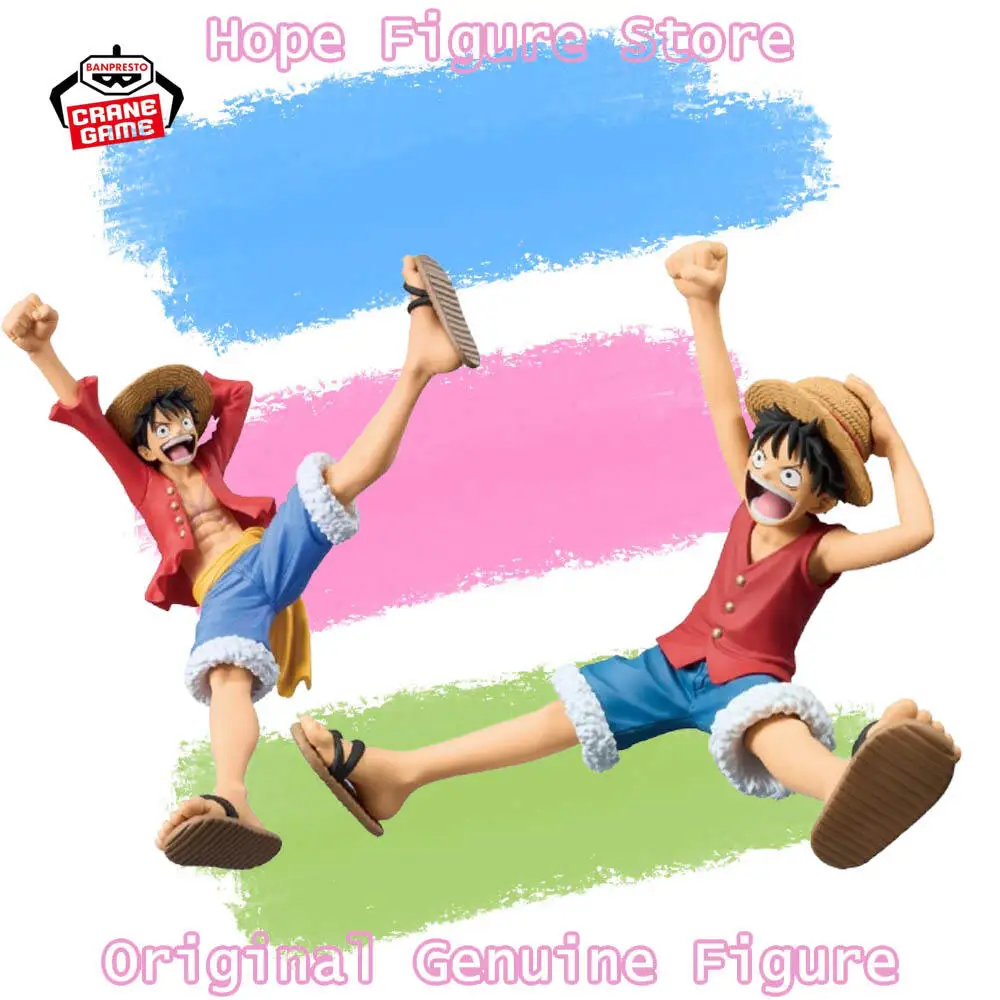 

In Stock Genuin Banpresto Romance Dawn One Piece Monkey D Luffy Figure Anime Model Toy