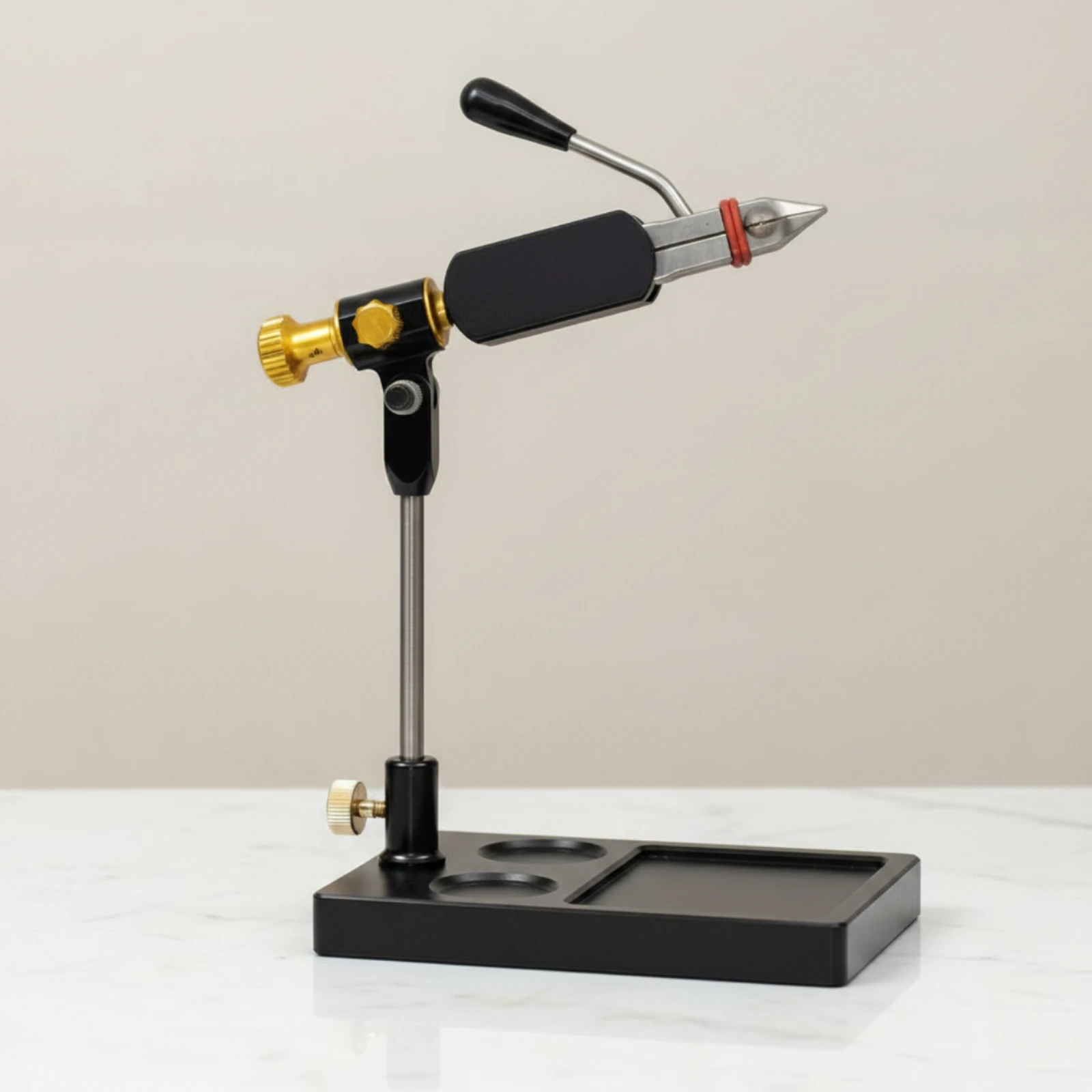 

Rotary Fly Tying Vise Stable Base 360 Swivel Fly Tying Clamp Heavy Duty for Lure Makers
