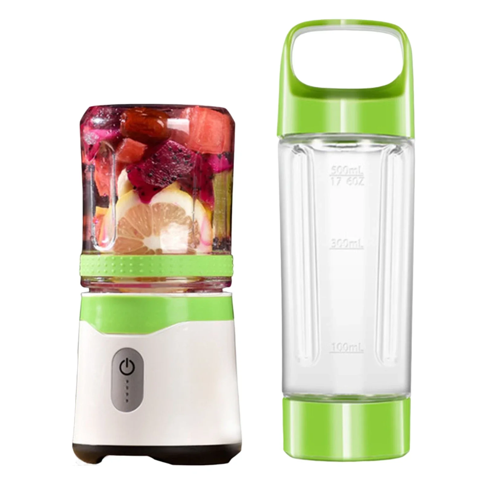 Powerful Mini Household Juicer Cup with Power Bank Function and Dual Cup for Office Meeting Room Working