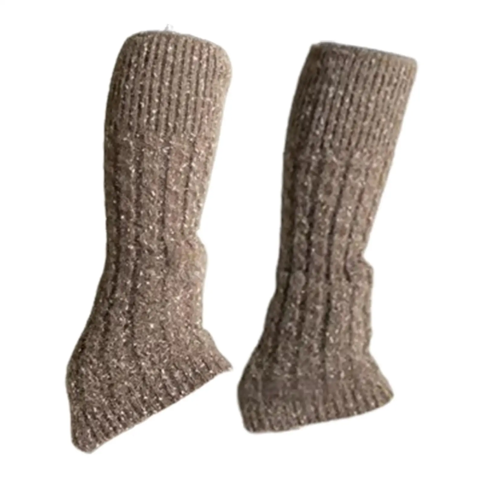 

Skating Leg Warmers Keep Warm Portable Comfortable Modern Decoration Supplies Ice Figure Skating Socks Knit Long Leg Warmers