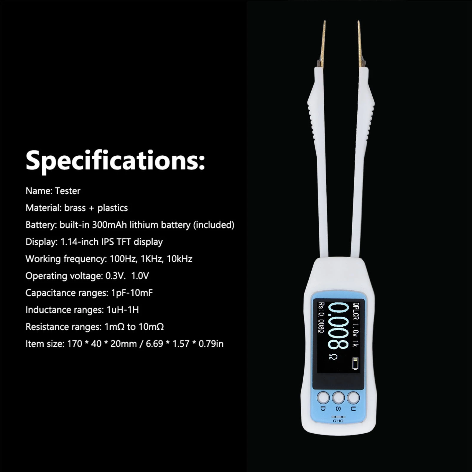 مؤشر شحن الملقط متر المدمج الذكي مصلحة الارصاد الجوية تستر للمقاومات المكثفات المحاثات الثنائيات لصيانة الإصلاح