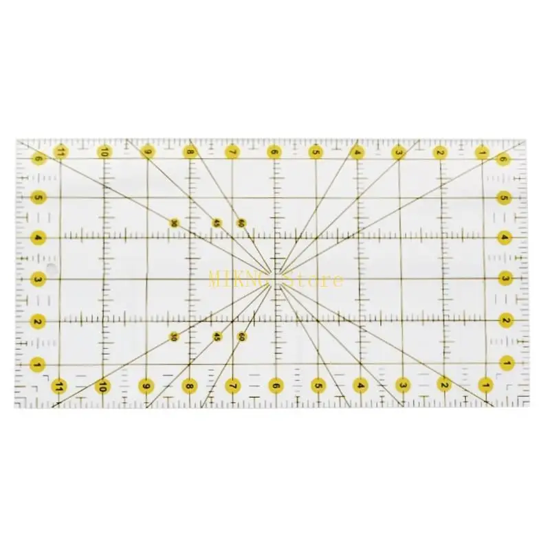 خليط اللحف حاكم الخياطة قالب النسيج قطع حصيرة DIY بها بنفسك صياغة أفضل بيع #4