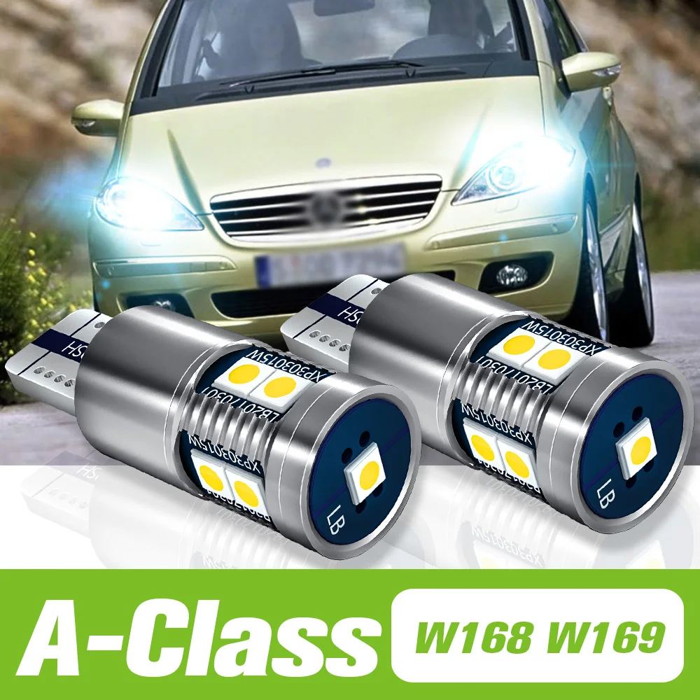 

2pcs For Mercedes Benz A Class W168 W169 LED Parking Light Clearance Lamp 2004 2005 2006 2007 2008 2009 2010 2011 Accessories