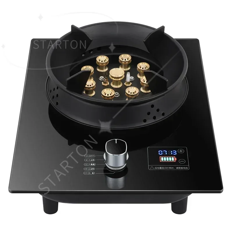 Gas stove liquefied petroleum desktop embedded single natural stove household fierce fire A